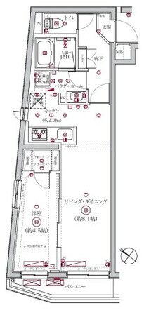 平和島駅 徒歩11分 2階の物件間取画像